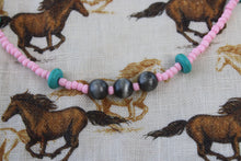 Load image into Gallery viewer, Pink and Navajo pearls