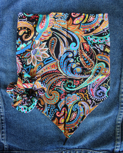 Black paisley