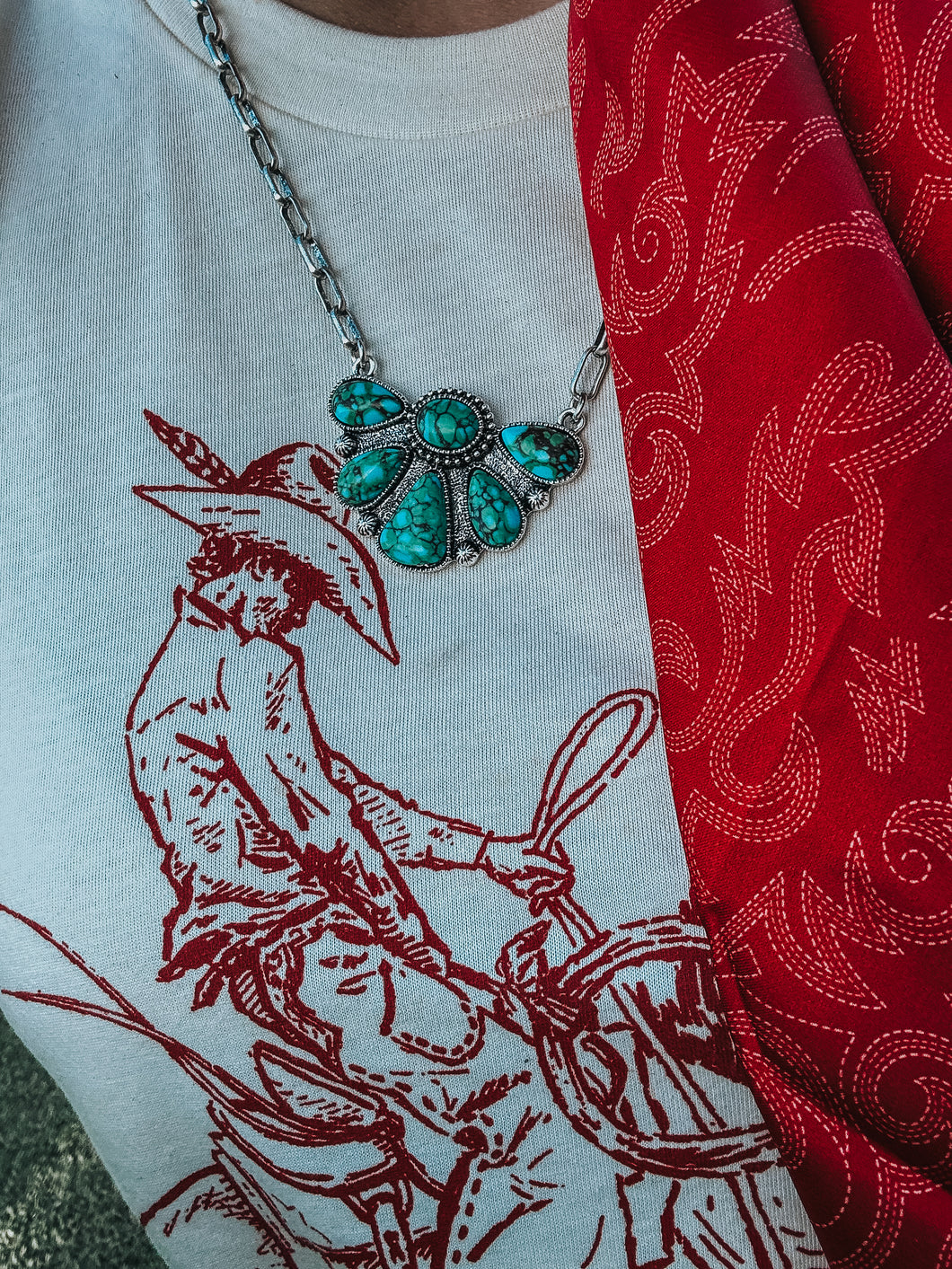 Cluster necklace
