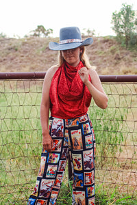 Rodeo post stamps pants