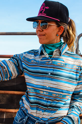 Blue sky stripes