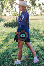 Load image into Gallery viewer, Denim pearl snap dress SALE